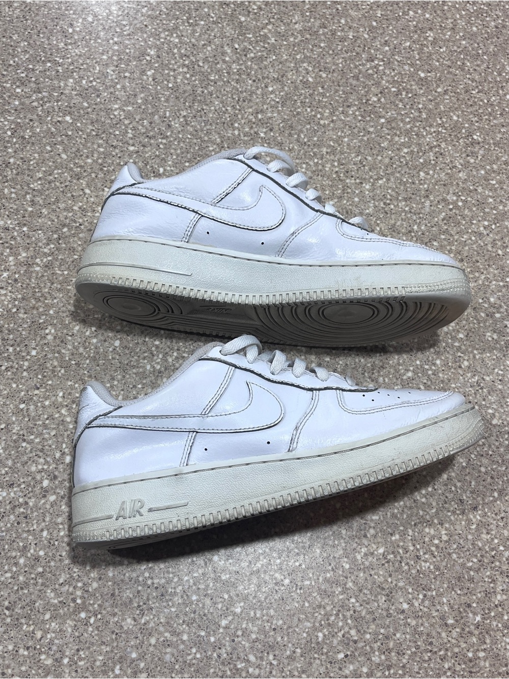 Nike Air Force 1 Low Top Sneakers - White 6.5Y 7.5 8 Womens